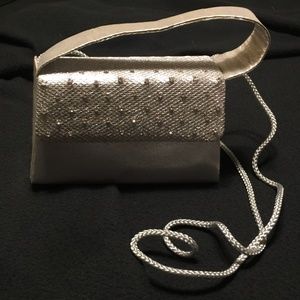 VINTAGE Silver Evening Bag ON SALE